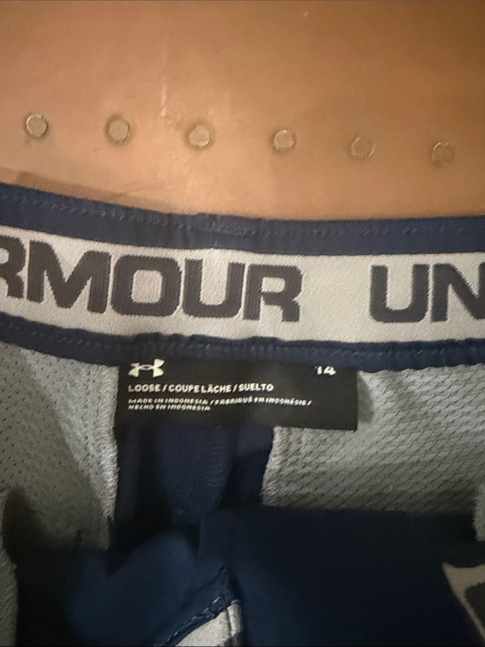 Like New Boys Under Armour Sky Blue Polo & Navy Performance Shorts - Picture 8 of 8